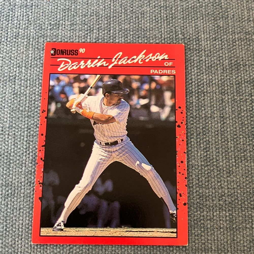 1990 Donruss San Diego Padres Baseball Card Trading Card
